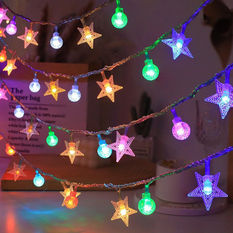 LED Solar Garden String Lights Christmas Atmosphere Holiday Lights - Image 2