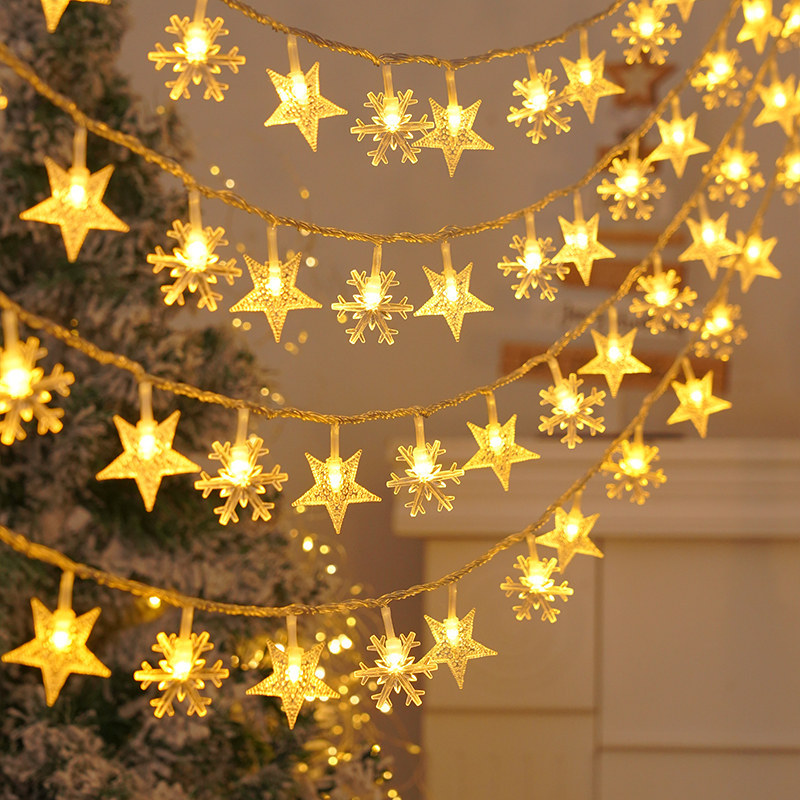 LED Solar Garden String Lights Christmas Atmosphere Holiday Lights - Image 5