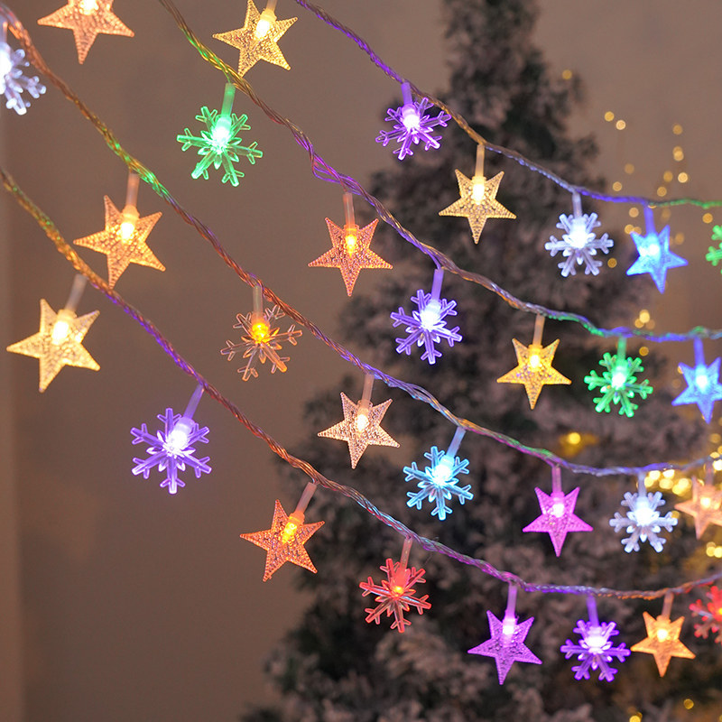 LED Solar Garden String Lights Christmas Atmosphere Holiday Lights - Image 6