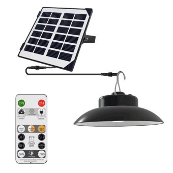 Solar Pendant Light Waterproof Outdoor Garden Hanging Chandelier