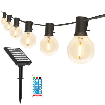 Solar G40 Outdoor String Lights