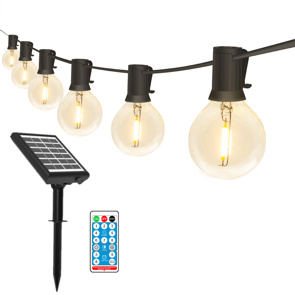 Solar G40 Outdoor String Lights