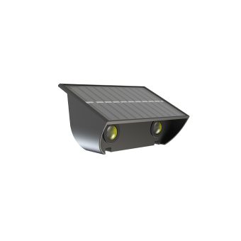 Solar Wall Light Outdoor Double Head for Garden Yard Fence